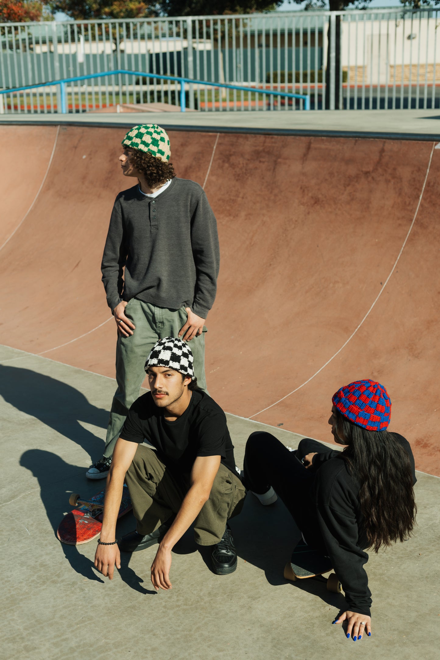 Checkered Beanie: Create your own