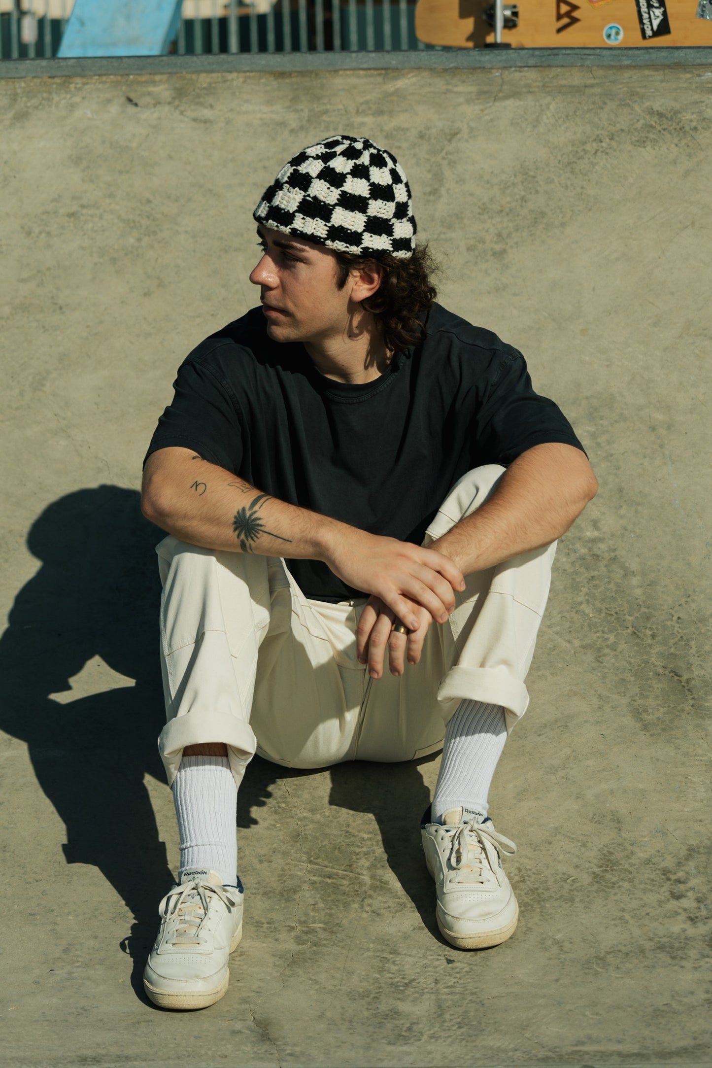 Checkered Beanie: Classic