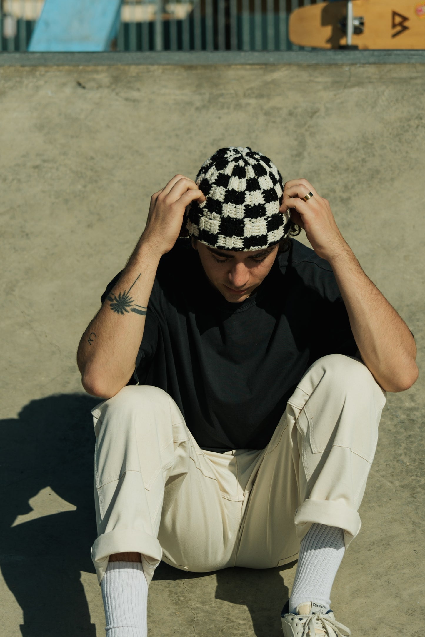 Checkered Beanie: Classic