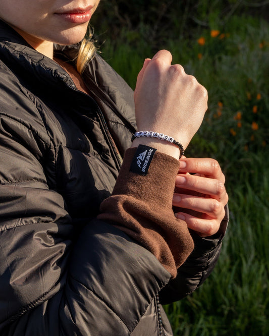 ENDEAVOR bracelet BLACK beaded