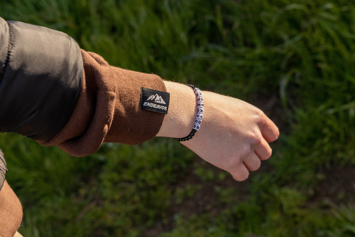 ENDEAVOR bracelet BLACK beaded